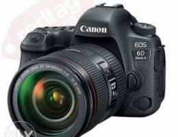 Canon Eos 6D Mark II D SLR Camera and 24-1...