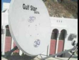 Satellite dish fixing nilesat Arabset osn ...