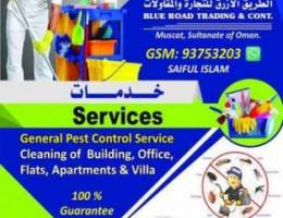 We undertake General Pest control service