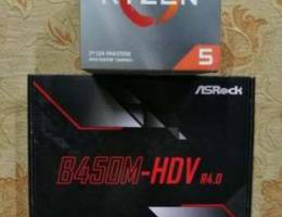 ASRock B450M-HDV R4.0 + Ryzen 5 3400G