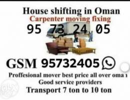 House shifting transport services