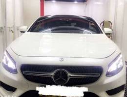 بيع مرسيدس s500 coupe وكالة عمان موديل 201...