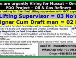 Lifting Supervisor Required (Local Oman or...