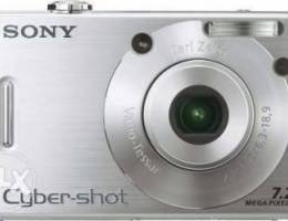 Sony Cybershot DSCW70 7.2MP Digital Camera...