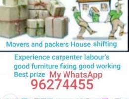 House shifting excellent carpenter hcv