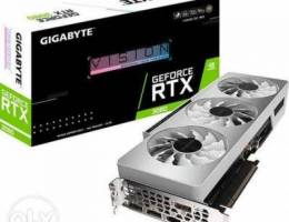 New Gigabyte GeForce RTX 3080 VISION OC Gr...