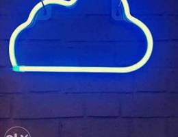 Blue Neon LED cloud