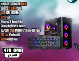 3060 RTX Gaming Desktop جيمنج ديسكتوب