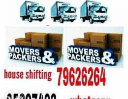 We have house shifting and packing