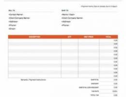 Digital invoice template Design (Bill Book...