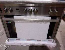 Unused Gas Range 5 Burner 90 x 60 stainles...