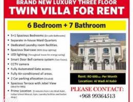 Brand New Three Floor Twin Villa with luxu...