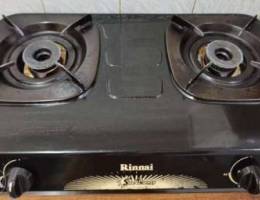 Rinnai sun burner-two burner stove with cy...