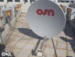 Satellite dish fixing nilesat Arabset osn ...