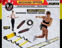 Weekend Offer Agility Ladder and Jump Rope