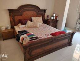 King-size bed + Cupboard + Table + Sofa + ...