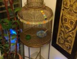 golden birds cage for sale قفص عصافير ذهبي...