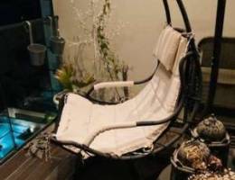 Modern Hollywood outdoor swinging Chair