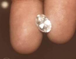 Natural white sapphire gem stone