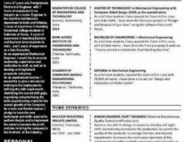 Application for the post of Mechanical Eng...