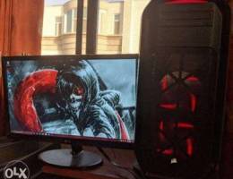 كمبيوتر جيمينج ممتاز I7 RX570 Gaming PC