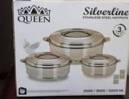 Set of 3 Queen Silverline Stainless steel ...