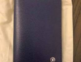 Blue Mont Blanc card holder brand new