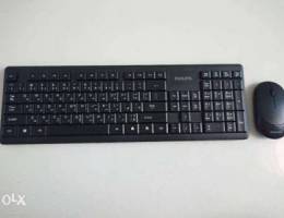 Philips Wireless Keyboard Mouse Combo - ما...