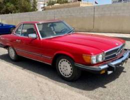 mercedes 560sl convertible