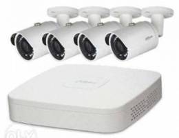 Video surveillance kit with Dahua IP 4 day...