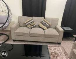 Sofa set, 1 center table and 2 side table