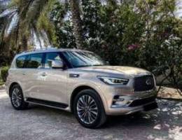 انفنتي Qx80 بحالة الوكاله ممشى قليل جدا