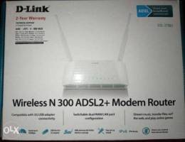 D-link Wireless N300 ADSL2+Modem Router را...