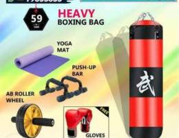 Heavy Boxing Bag and Fitness