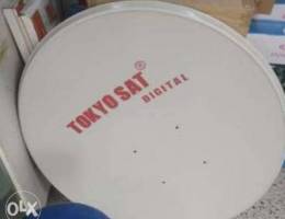 Tokyo sat satellite dish fixing nilesat Ar...