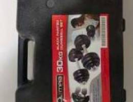 Dumbbell set 30kgs