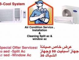 Split Ac repairing installation