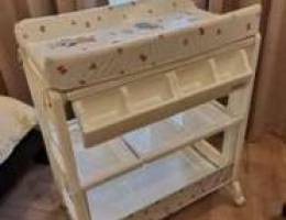 Baby Changing Table with Bath Tub