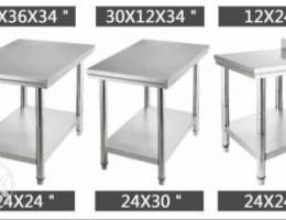 Kitchen stainless steel working table