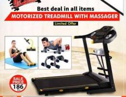 Royal Sports Treadmill with Massager and F...