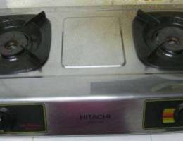 LPG Gas Stove – Hitachi 2 Burner Blue Flam...