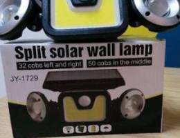 Split solar wall lamp