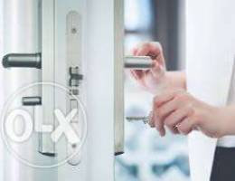 Overall door lock related work change repa...