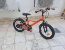 Btwin size 16 kids bike with free Laser he...