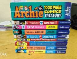 Collection of 8 archie comic books for 12+...