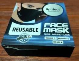 OptiTect washable reuseable face mask