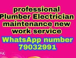 Plumber Electrician maintenance new work s...