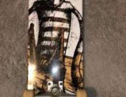 skateboard 8.0 deck with trucks and wheels...