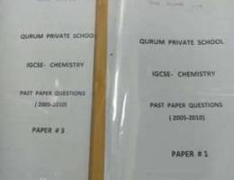 IGCSE past papers & revision guides