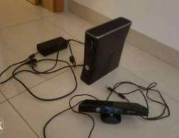 xbox 360 للبيع مع ٢٥ شريط